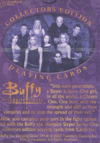 Buffy the Vampire Slayer Series One Sealed Playing Card Deck 55 Cards   - TvMovieCards.com