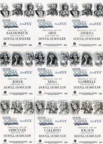 Xena Art & Images Douglas Shuler Artifex 9 Chase Card Set IA1 - IA9   - TvMovieCards.com