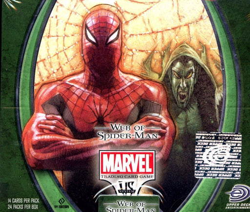Marvel Web of Spider-Man Marvel vs System CCG Booster Card Box   - TvMovieCards.com