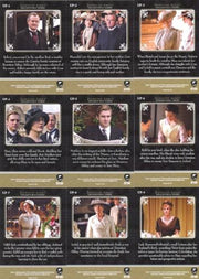 Downton Abbey Seasons 1 & 2 Upstairs Chase Card Set UP1 - UP12   - TvMovieCards.com