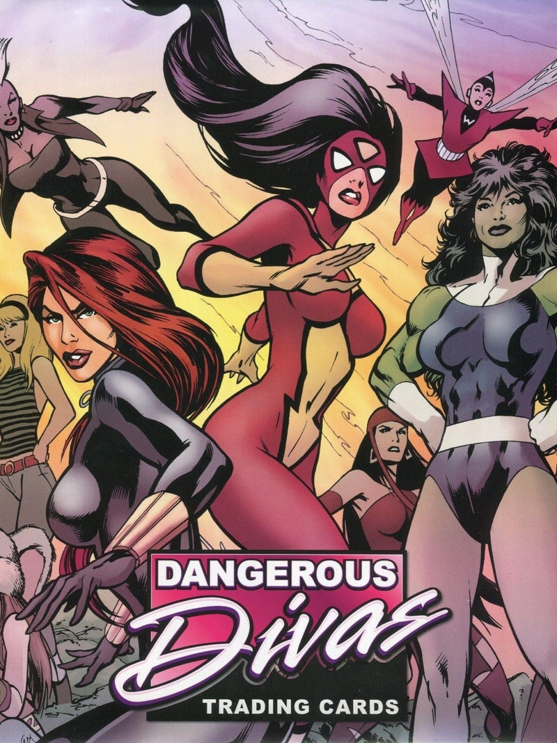 Marvel Dangerous Divas Series 1 Card Album Promo P4 2011 Rittenhouse - TvMovieCards.com