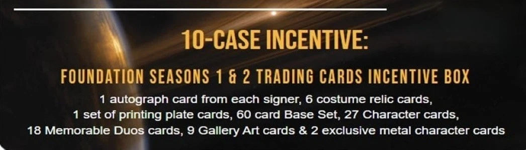2025 Foundation Seasons 1&2 10 Case Incentive Card Box Rittenhouse - TvMovieCards.com