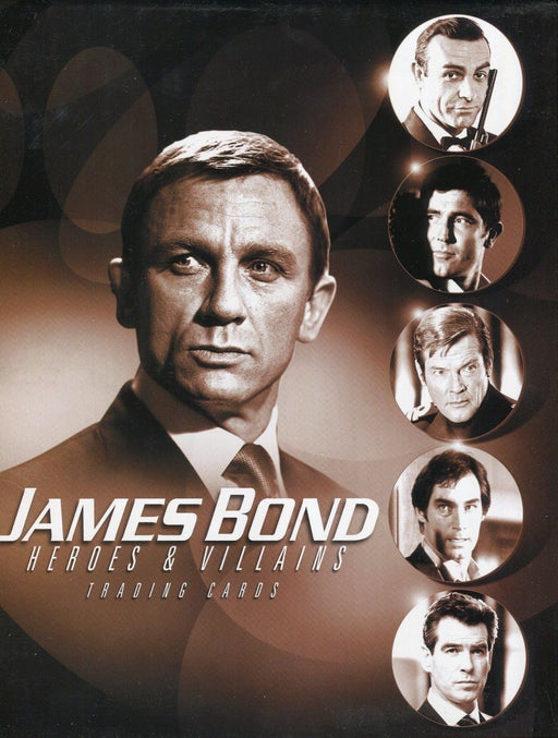 James Bond Heroes & Villains Empty Trading Card Album   - TvMovieCards.com