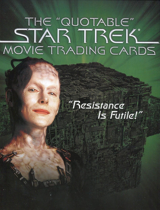 Star Trek Quotable Movies Card Album with Promo Card P3 Rittenhouse Archives 2010   - TvMovieCards.com