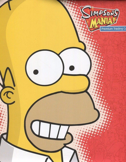 Simpsons Mania Trading Card Album Inkworks 2001   - TvMovieCards.com