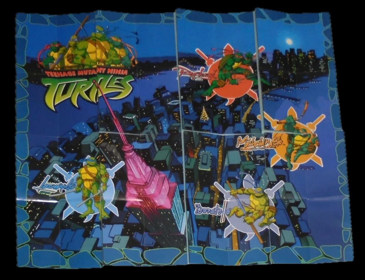2003 Teenage Mutant Ninja Turtles Fleer 3-D Model Trading Card