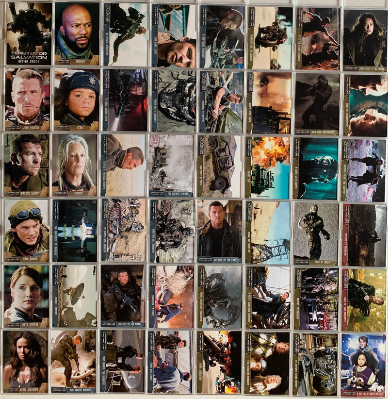 Terminator Salvation Movie Base Trading Card Set Topps 2009   - TvMovieCards.com