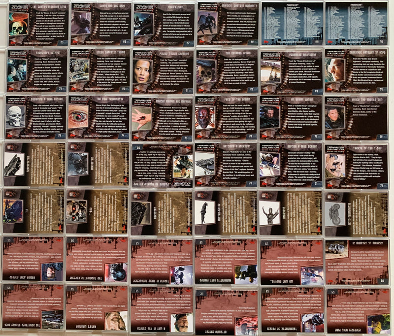 Terminator Salvation Movie Base Trading Card Set Topps 2009   - TvMovieCards.com