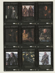 Game of Thrones Season 7 Quotable Chase Card Set 9 Cards Q60 - Q69 Rittenhouse 2 - TvMovieCards.com
