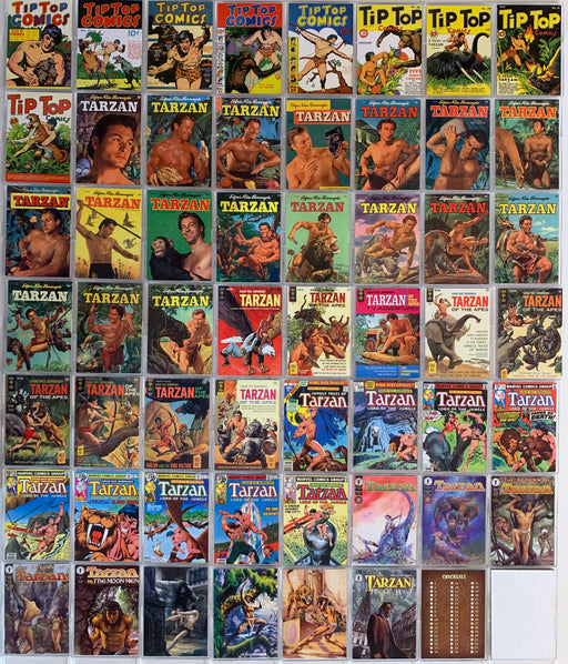 Tarzan 100th Anniversary Base Trading Card Set 55 Cards Cryptozoic 2012   - TvMovieCards.com