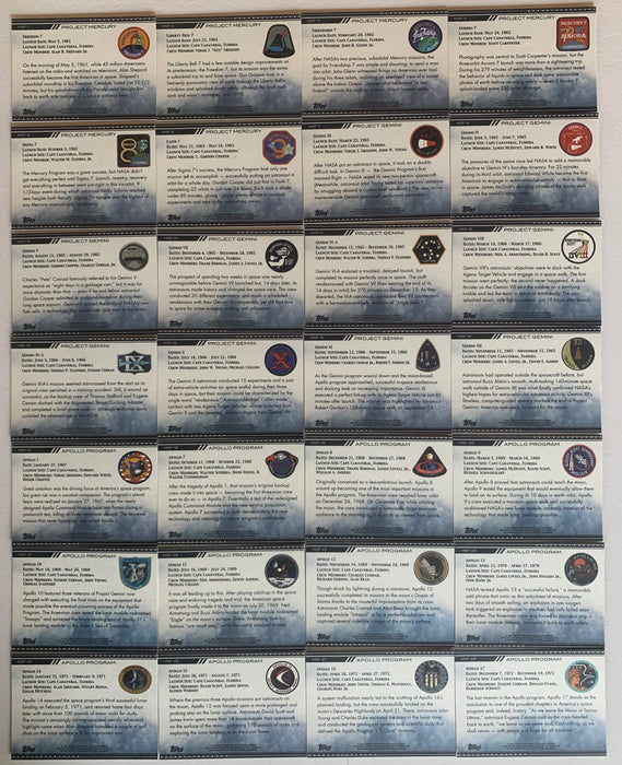 American Heritage Heroes: Heroes of Spaceflight Chase Card Set (28) Topps 2009 - TvMovieCards.com