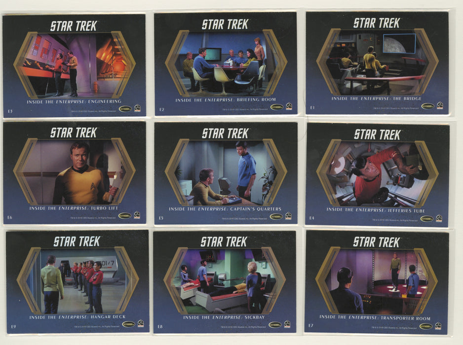 Star Trek TOS Original Series Captain's Collection Inside The Enterprise 9 Card - TvMovieCards.com