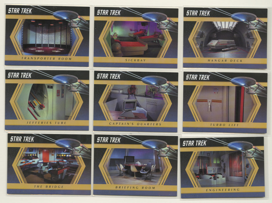 Star Trek TOS Original Series Captain's Collection Inside The Enterprise 9 Card - TvMovieCards.com