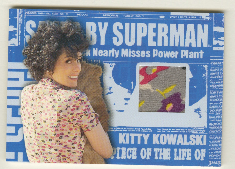 2006 Superman Returns Movie Costume Card Kitty Kowalski Flower Dress Chase Card - TvMovieCards.com
