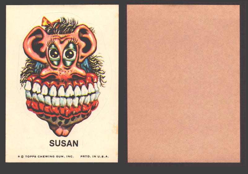 1973-74 Ugly Stickers Tan Back Trading Card You Pick Singles #1-110 Topps