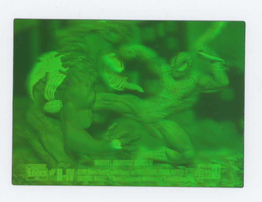 Marvel Universe 1993 Series 4 3D Hologram Chase Card Spider-Man vs. Venom   - TvMovieCards.com