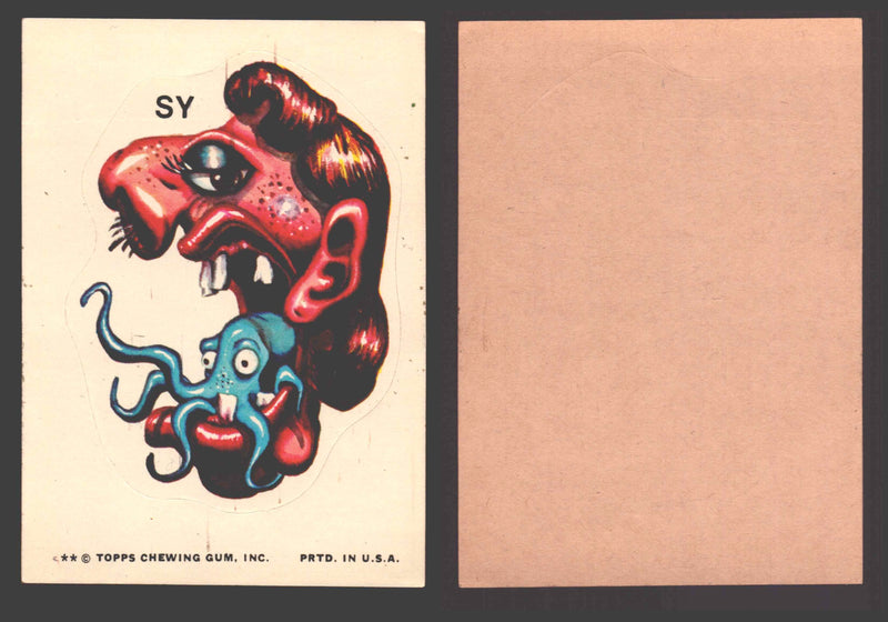 1973-74 Ugly Stickers Tan Back Trading Card You Pick Singles #1-110 Topps