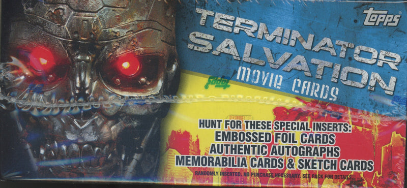 Terminator Salvation Movie Card Box 24 Packs Topps 2009 Hobby Edition   - TvMovieCards.com