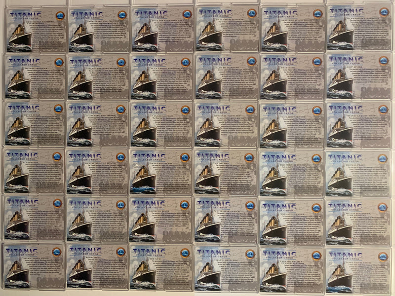 Titanic Historical Facts Base Card Set 72 Cards Dart Flipcards 1998   - TvMovieCards.com