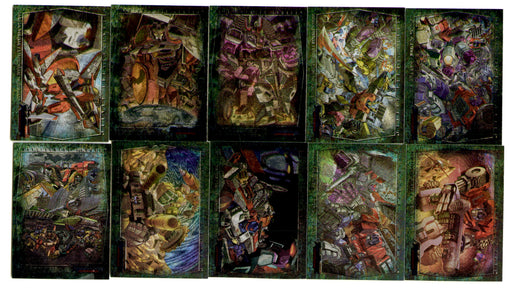 Transformers Armada Poster Art Chase Card Set 10 Cards Fleer 2003 - TvMovieCards.com