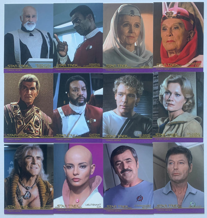 Star Trek Classic Movies Heroes Villains Tribute Series Chase Card Set 12 cards - TvMovieCards.com