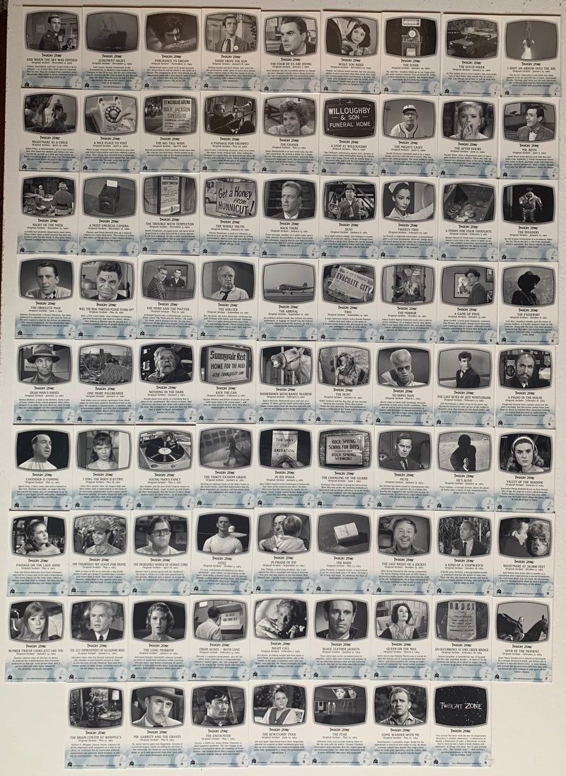 Twilight Zone 50th Anniversary Base Trading Card Set 79 Cards - TvMovieCards.com
