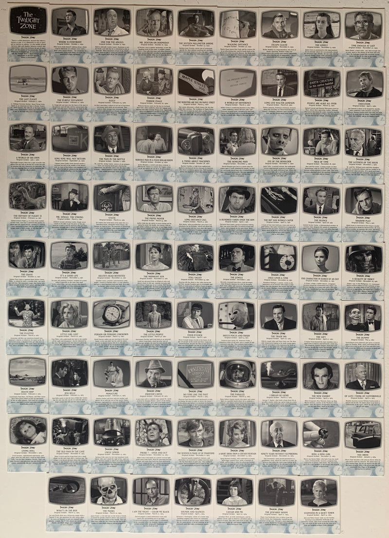 Twilight Zone 50th Anniversary Base Trading Card Set 79 Cards - TvMovieCards.com