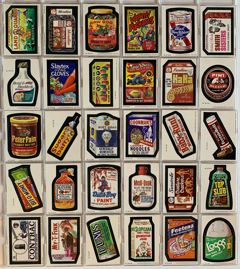 Wacky Packages Stickers Series 1 Card Set  66 Cards 1- 66 Topps 1979   - TvMovieCards.com
