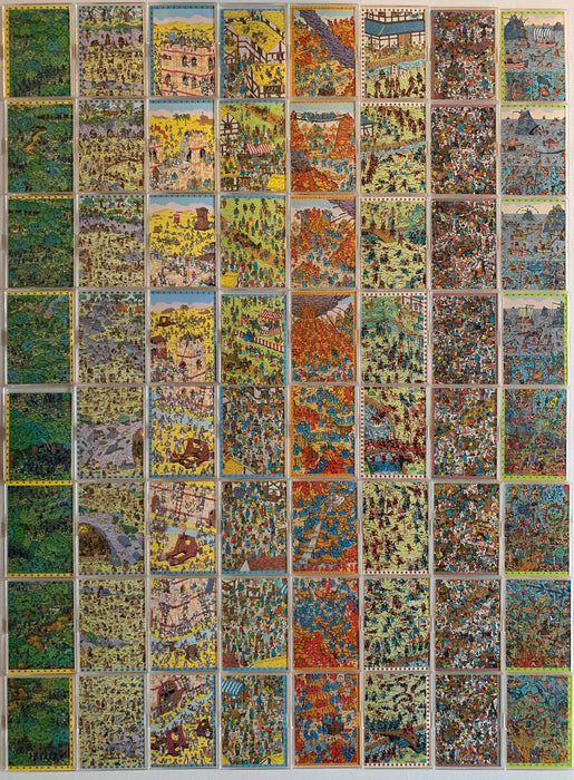 Where's Waldo? Puzzle Card Set 128 Cards Mattel 1991 16 puzzles   - TvMovieCards.com