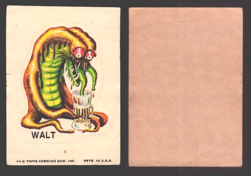 1973-74 Ugly Stickers Tan Back Trading Card You Pick Singles #1-110 Topps