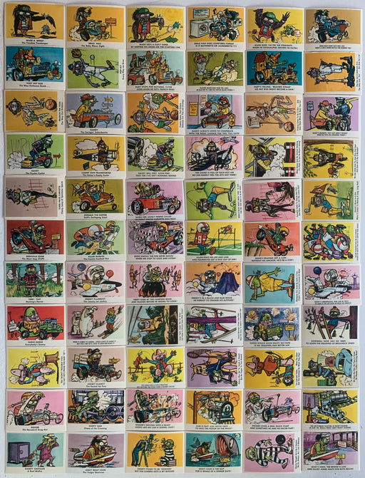 Weird-ohs Vintage Bubble Gum Trading Card Set – Fleer 1966 (Complete 66-Card Set) - TvMovieCards.com