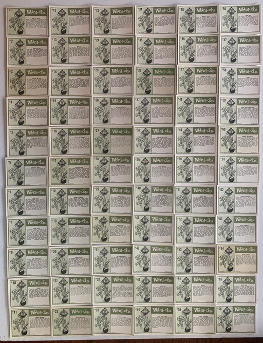 Weird-ohs Vintage Bubble Gum Trading Card Set – Fleer 1966 (Complete 66-Card Set - TvMovieCards.com