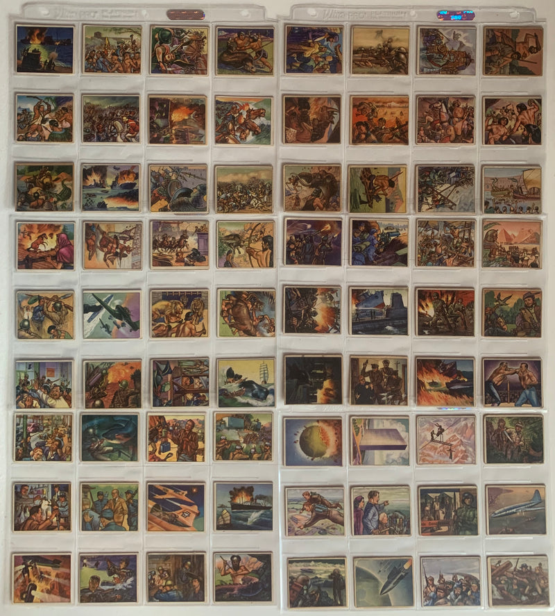 Wild Man Complete Vintage Picture Card Set 72 Cards Bowman 1950 - TvMovieCards.com