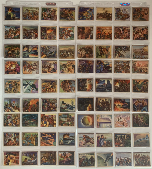 Wild Man Complete Vintage Picture Card Set 72 Cards Bowman 1950