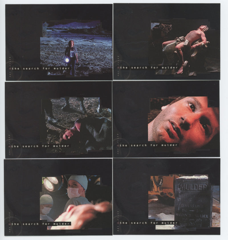 The X-Files Season 8 Search for Mulder Chase Card Set 6 Cards B1 - B6 Inkworks 2 - TvMovieCards.com