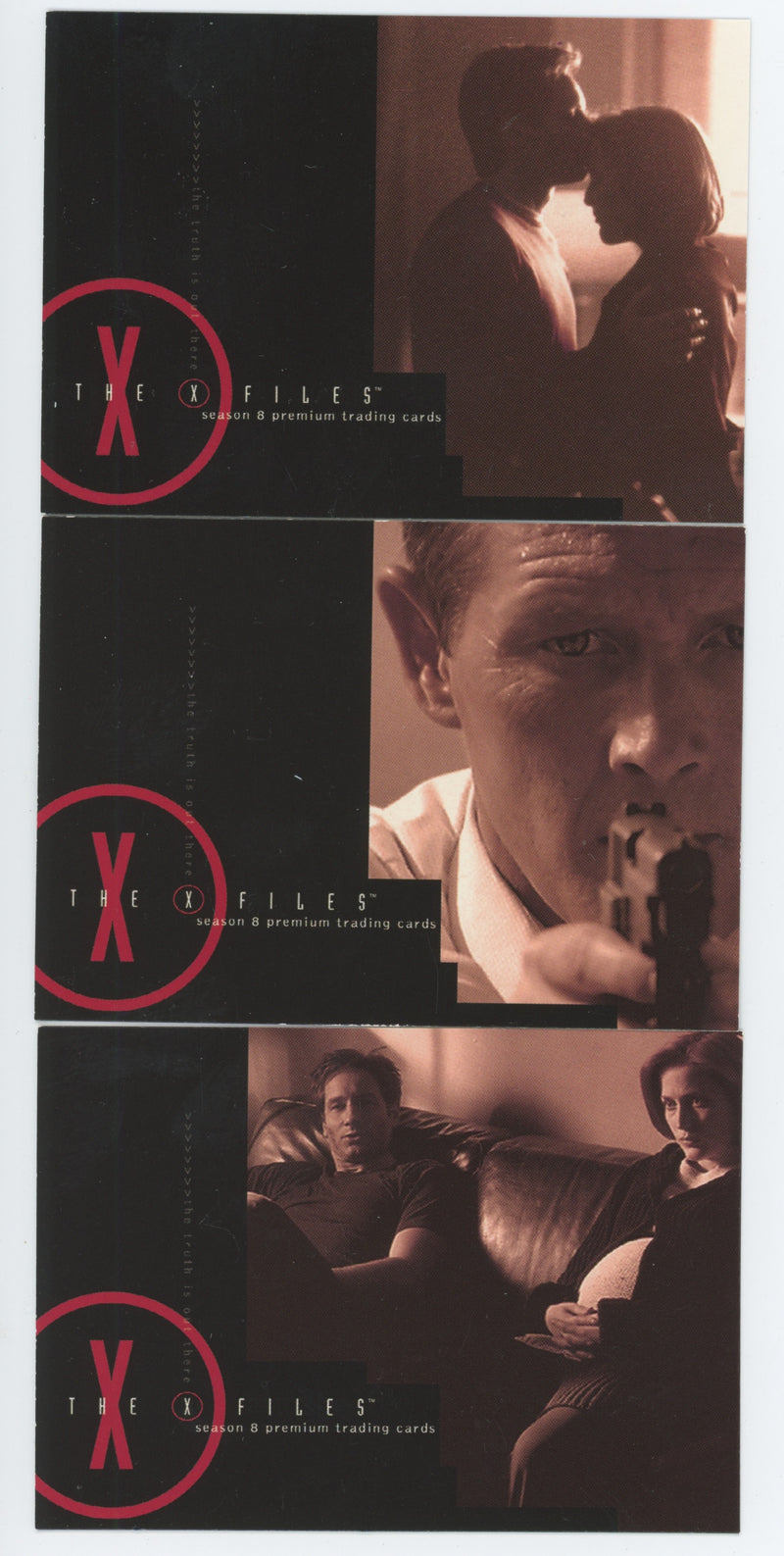 The X-Files Season 8 Box Loader Chase Card Set 3 Cards XBL1 - XBL3 Inkworks 200 - TvMovieCards.com