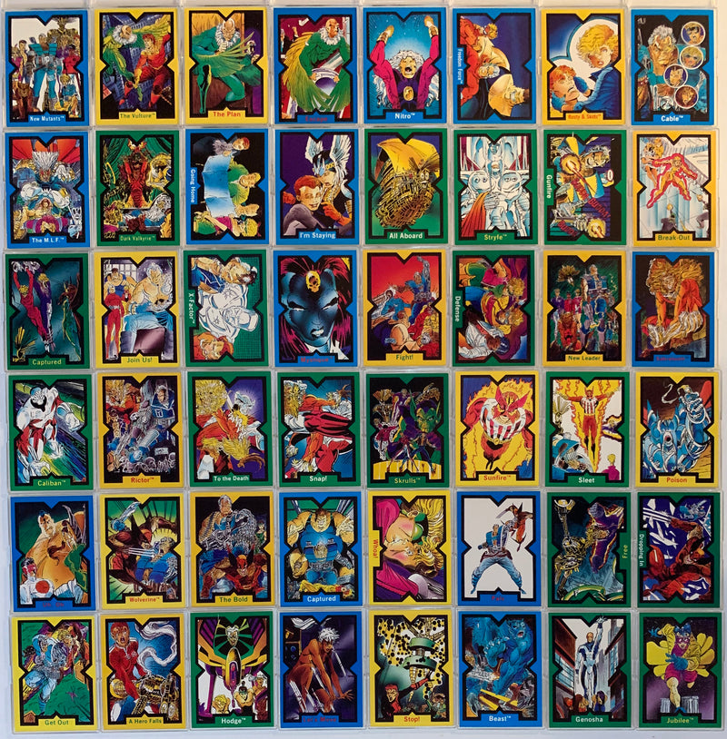 X-Force Comic Images Vintage Card Set 90 Cards 1991   - TvMovieCards.com