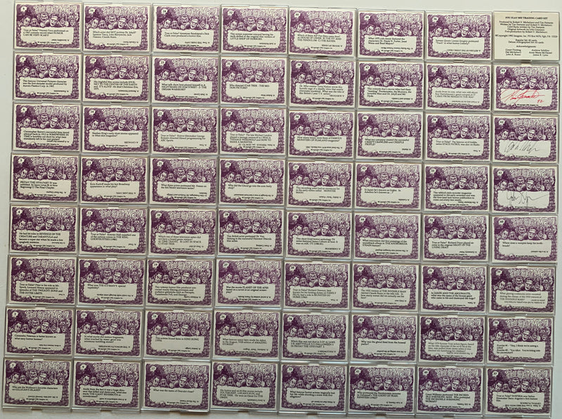 You Slay Me  Monster Card Set 60 Cards / 3 Autographs Imagine 1992   - TvMovieCards.com