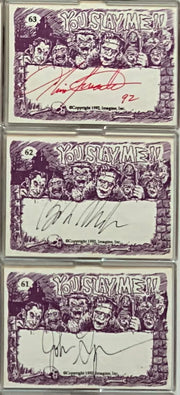 You Slay Me  Monster Card Set 60 Cards / 3 Autographs Imagine 1992   - TvMovieCards.com