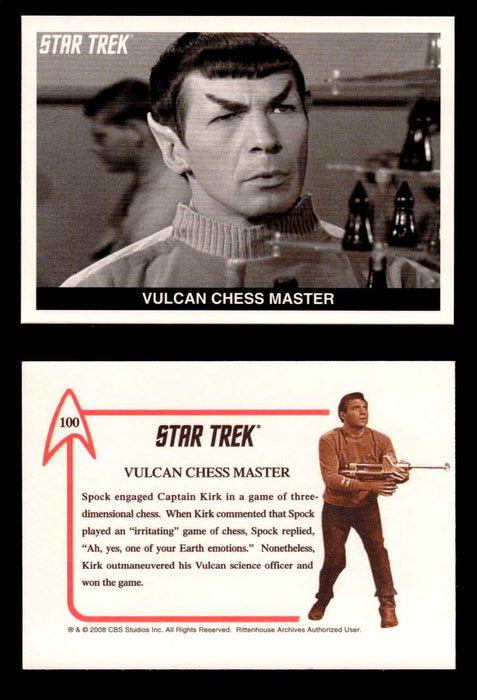 Star Trek TOS 40th Anniversary S2 1967 Expansion Card You Pick Singles #91-108 #100    Vulcan Chess Master  - TvMovieCards.com