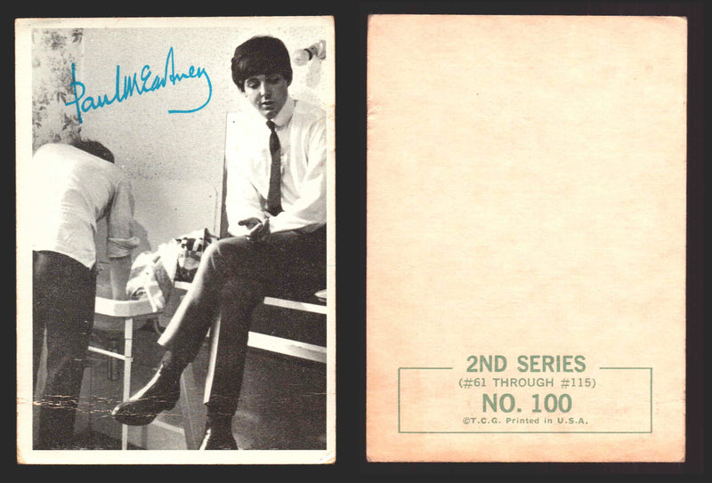 Beatles Series 2 Topps 1964 Vintage Trading Cards You Pick Singles #61-#115 #100  - TvMovieCards.com
