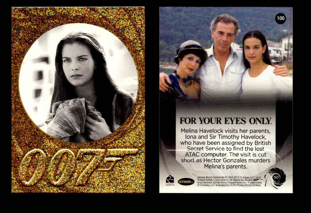 James Bond 50th Anniversary Series Two Gold Parallel Chase Card Singles #2-198 #100  - TvMovieCards.com