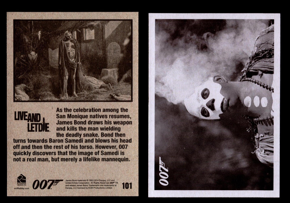 James Bond Archives 2014 Live and Let Die Throwback You Pick Single Card #60-120 #101  - TvMovieCards.com