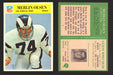 1966 Philadelphia Football NFL Trading Card You Pick Singles #100-196 VG/EX 102 Merlin Olsen - Los Angeles Rams  - TvMovieCards.com