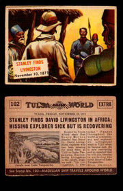 1954 Scoop Newspaper Series 2 Topps Vintage Trading Cards U Pick Singles #78-156 102   Stanley Finds Livingston  - TvMovieCards.com