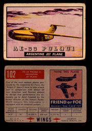 1953 Wings Topps TCG Vintage Trading Cards You Pick Singles #101-200 #102  - TvMovieCards.com