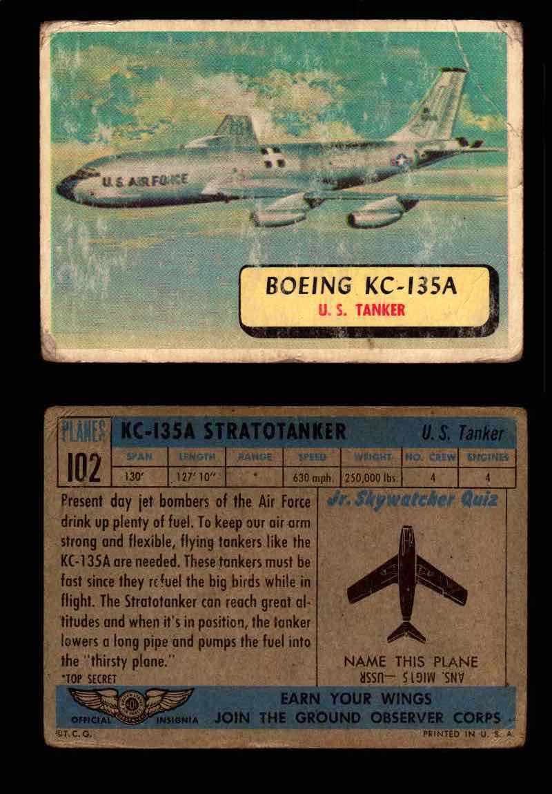 1957 Planes Series II Topps Vintage Card You Pick Singles #61-120 #102  - TvMovieCards.com