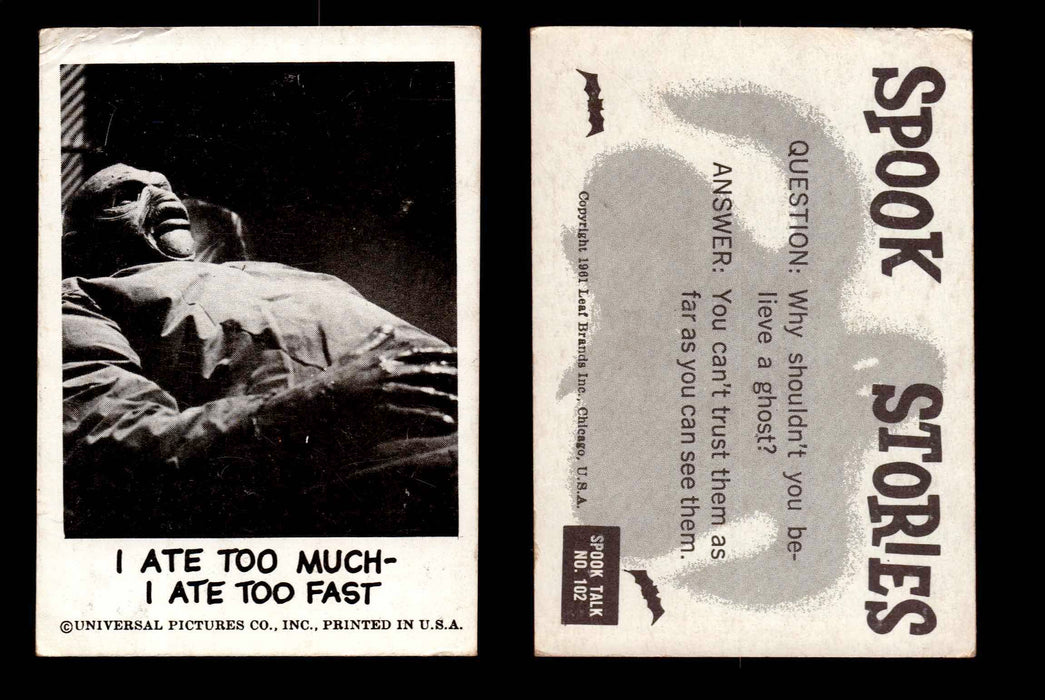 1961 Spook Stories Series 2 Leaf Vintage Trading Cards You Pick Singles #72-#144 #102  - TvMovieCards.com