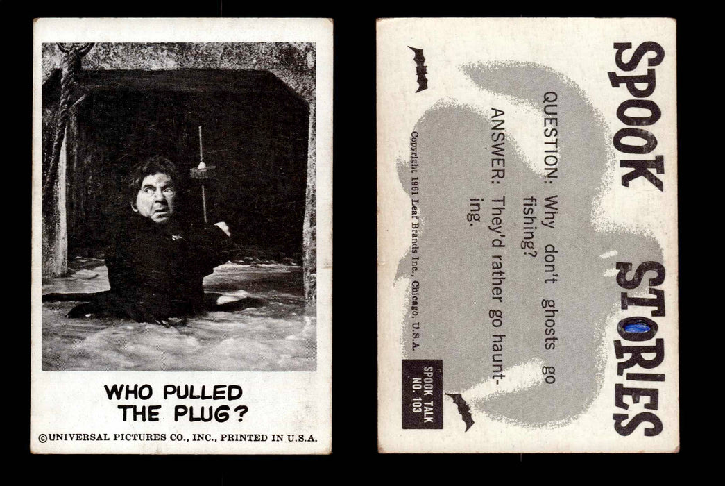1961 Spook Stories Series 2 Leaf Vintage Trading Cards You Pick Singles #72-#144 #103  - TvMovieCards.com