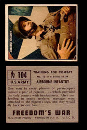 1950 Freedom's War Korea Topps Vintage Trading Cards You Pick Singles #101-203 #104  - TvMovieCards.com